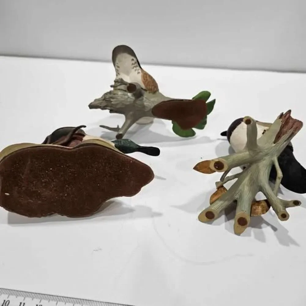 Set of 4 Bird Figurines